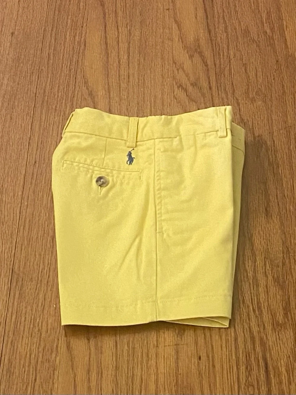Ralph Lauren Plaid Short-Sleeve Shirt and Abrasion Twill Yellow Shorts Boys Set